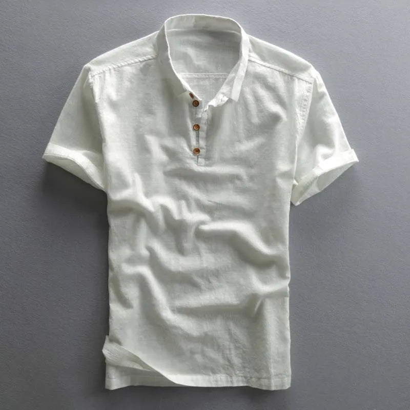Rafael Cotton &amp; Linen Polo Shirt