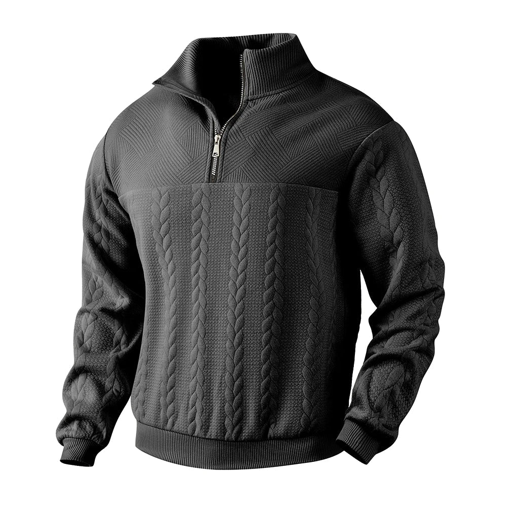 Heritage Knit Half-Zip Sweater